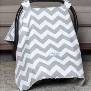 Chevron Car seat Canopy